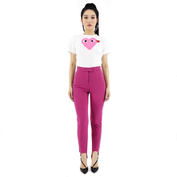 NWT Burberry Pink Stirrup‎ Pants - Picture 1 of 8
